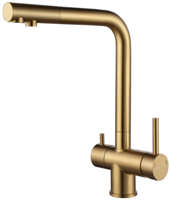 Детальное фото товара: Paulmark SKALEN, смеситель, брашированное золото