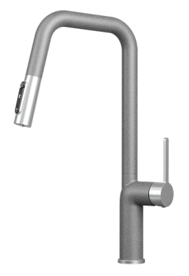 Детальное фото товара: GRANULA 9011 смеситель, нержавеющая сталь, графит