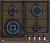 Фото товара: Teka GZC 64320 XBN LONDON BRICK BROWN газовая поверхность