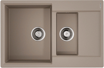 Фото товара: Omoikiri Daisen 78-2T-SA, мойка, гранит, бежевый