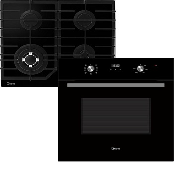 Фото товара: MIDEA MG645TGB + MO68101CGB