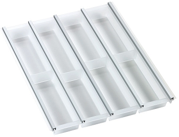 Фото товара: Ninka Cuisio Aqua 500, Legrabox Blum, лоток для столовых приборов, белый