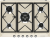 Smeg SR975PGH Детальное фото товара: Smeg SR975PGH газовая поверхность