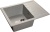 GranFest QUADRO GF-Q-650 L, мойка, мрамор, серый Детальное фото товара: GranFest QUADRO GF-Q-650 L, мойка, мрамор, серый