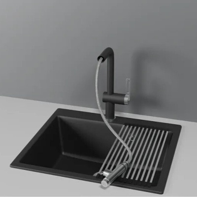 Детальное фото товара: GRANULA 8169 смеситель, гранит, турмалин