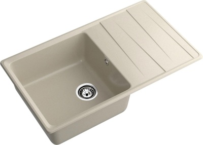 Детальное фото товара: GranFest LEVEL GF-LV-860L, мойка, мрамор, топаз