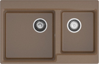 GranFest LEVEL GF-LV-780K, мойка, мрамор, терракот