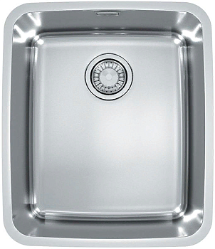 Фото товара: ALVEUS LUNO 40 SAT 90, мойка, нержавеющая сталь сатин ( в комплекте с сифоном 1130550)