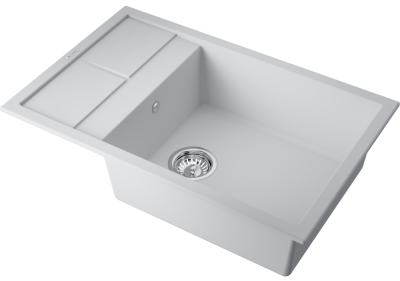 Детальное фото товара: Omoikiri Sumi 78A-LB-WH, мойка, керамика, белый