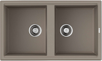 Фото товара: Omoikiri Tedori 86-2-SA, мойка, гранит, бежевый