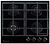 Фото товара: De Luxe GG4 750229F-TC-151 газовая поверхность