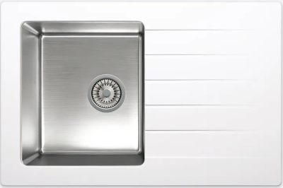 Фото товара: Tolero Twist TTS-760, мойка, гранит/нержавеющая сталь, туман