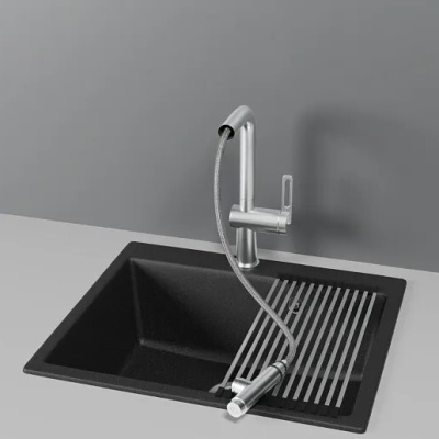 Детальное фото товара: GRANULA 8169 смеситель, нержавеющая сталь