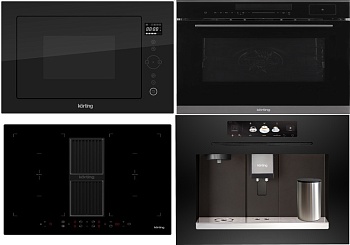 Фото товара: KORTING HIBH 68980 NB + OKB 1350 S GNBX STEAM + KMI 825 TGN + KCM 9830 BCG