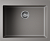 Фото товара: Omoikiri Bosen 61A-GR, мойка, керамика, leningrad grey