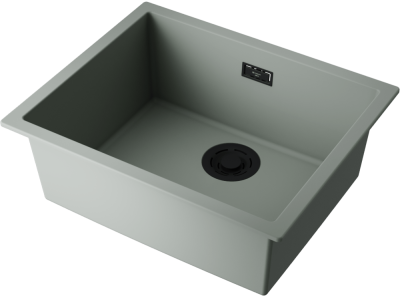 Детальное фото товара: Omoikiri Yamakawa 55-U/I-WG, мойка, керамика, wind green