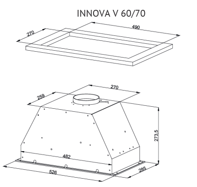 Детальное фото товара: Kuppersberg INNOVA V 60 Black