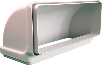 Фото товара: Faber воздуховод вертикальный угловой CRV90 (220х90 мм)