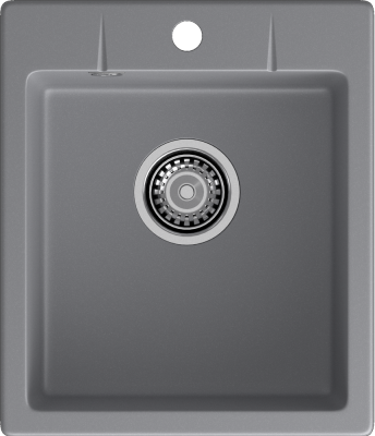 GranFest URBAN 242, мойка, гранит, темно-серый