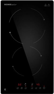 Фото товара: HOMSair HVC32BK стеклокерамическая поверхность