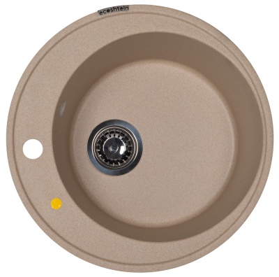 Ecoshtein KREIS 500, мойка, гранит, бежевый