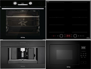 Фото товара: KORTING HIB 68700 B QUADRO + OKB 8972 EN ST + KMI 827 GN + KCM 9200 BG