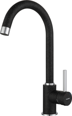 Детальное фото товара: GranFest 3650, смеситель, мрамор, черный