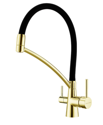 Детальное фото товара: Paulmark SIEGEN, смеситель, светлое брашированное золото