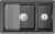 Детальное фото товара: GRANULA 7304iU мойка, гранит, шварц