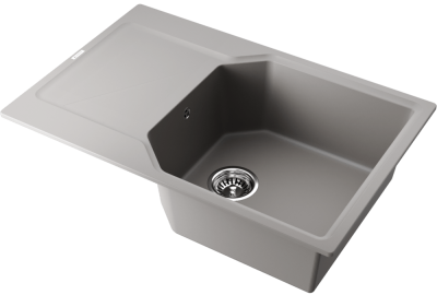 Детальное фото товара: Omoikiri Yonaka 78-LB-GR, мойка, гранит, leningrad grey