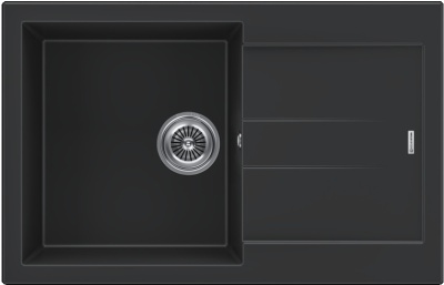 Детальное фото товара: KUCHENSTERN PLAT 50, мойка, гранит, черный