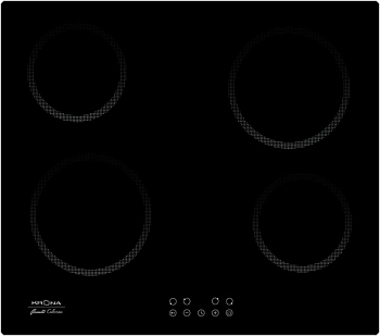 Фото товара: Krona ACCORDO 60 BL стеклокерамическая поверхность