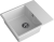 GranFest URBAN GF-UR-658L, мойка, гранит, серый Детальное фото товара: GranFest URBAN GF-UR-658L, мойка, гранит, серый