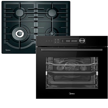 Фото товара: MIDEA MG649TGB + MO82107PBG-I