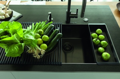 Детальное фото товара: Franke BXM 210/110-68 F-INOX, мойка, нержавеющая сталь, антрацит