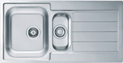 Детальное фото товара: ALVEUS LINE MAXIM 10-SA, мойка, нержавеющая сталь сатин (в комплекте с сифоном 1130555)