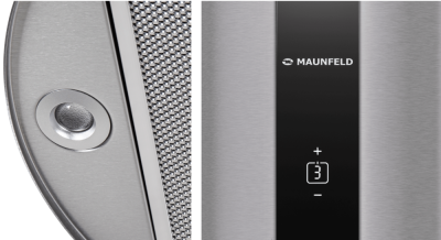Детальное фото товара: Maunfeld Lee Wall 35 Sensor Inox