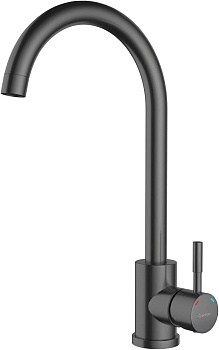 Фото товара: GranFest GF-Z-5410, смеситель, нержавеющая сталь, PVD графит