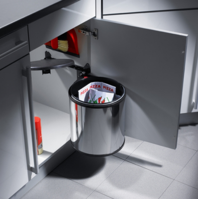 Детальное фото товара: Hailo Big Box мусорное ведро 15 л в распашной шкаф от 400 мм