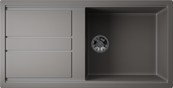 Фото товара: Omoikiri Kitagawa 100-GR, мойка, керамика, leningrad grey