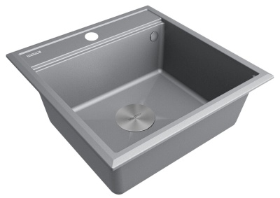 Детальное фото товара: Paulmark STEPIA 50, мойка, гранит, серый металлик