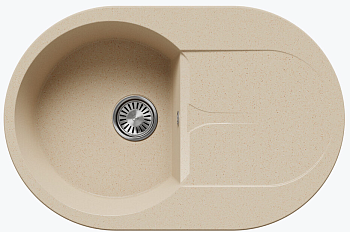 Фото товара: Polygran ATOL-760, мойка, мрамор, опал 328