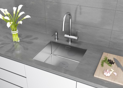 Детальное фото товара: Paulmark NEXT 48 UNI, мойка, нержавеющая сталь брашированная