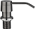 Фото товара: Seaman SSA-011-GL (Gun Light, PVD, satin), дозатор для жидкого мыла, оружейная сталь светлая