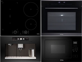 Фото товара: KORTING HIB 64750 B SMART + OKB 1340 GNBX MW + KMI 827 GN + KCM 9830 BCG