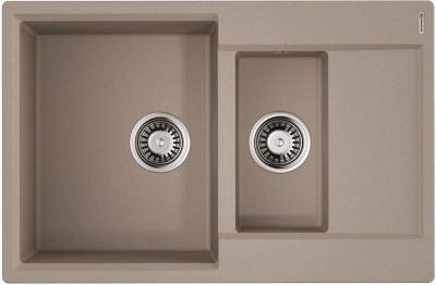 Детальное фото товара: Omoikiri Daisen 78-2T-SA, мойка, гранит, бежевый