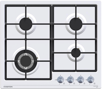 Фото товара: MEFERI MGH604WH LIGHT газовая поверхность