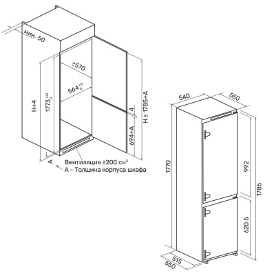 Схема встраивания