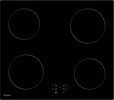 Фото товара: Evelux HEI 640 B индукционная поверхность