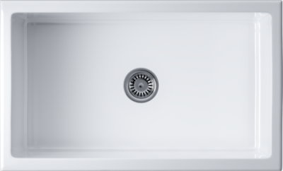 Детальное фото товара: Omoikiri Mikura 76-WH Glossy, мойка, керамика, белый глянцевый